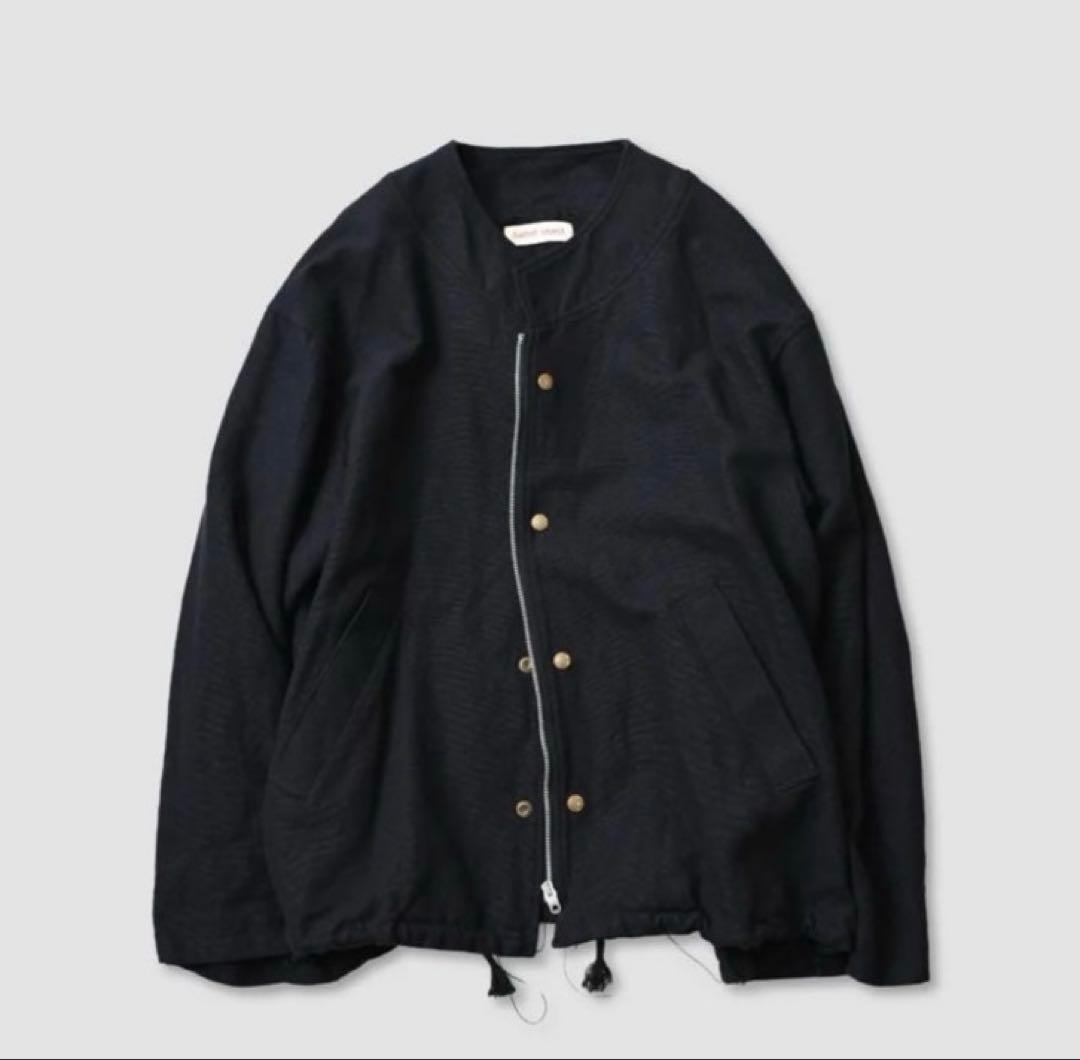 barbell object ノーカラージャケット 黒 1