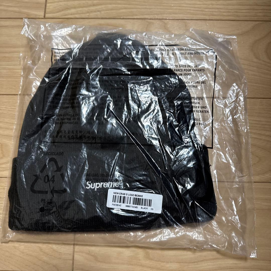 supreme 22FW new era s logo beanie 角ビーニー