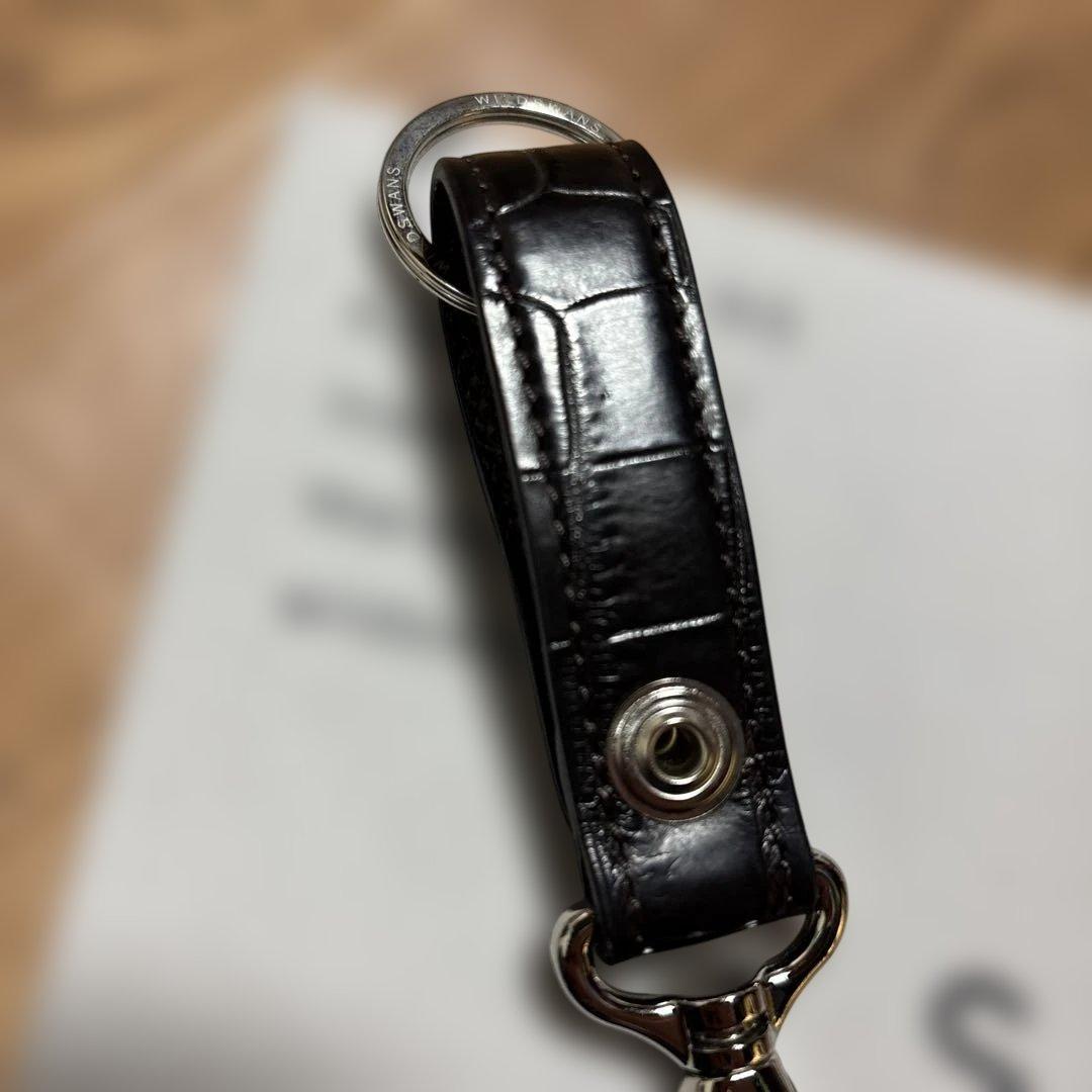 ワイルドスワンズ ブランチ2 キーケース クロコ チョコ 新品未使用