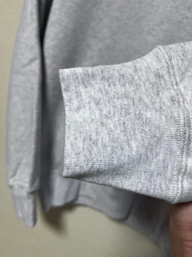 small logo Supreme クルーネック グレー