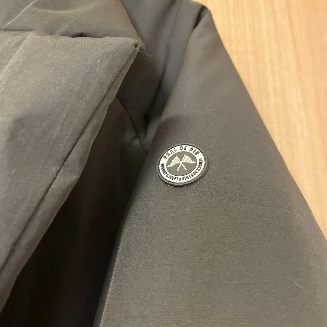 PUAL CE CIN ピュアルセシン 中綿テーラードコート ブラック