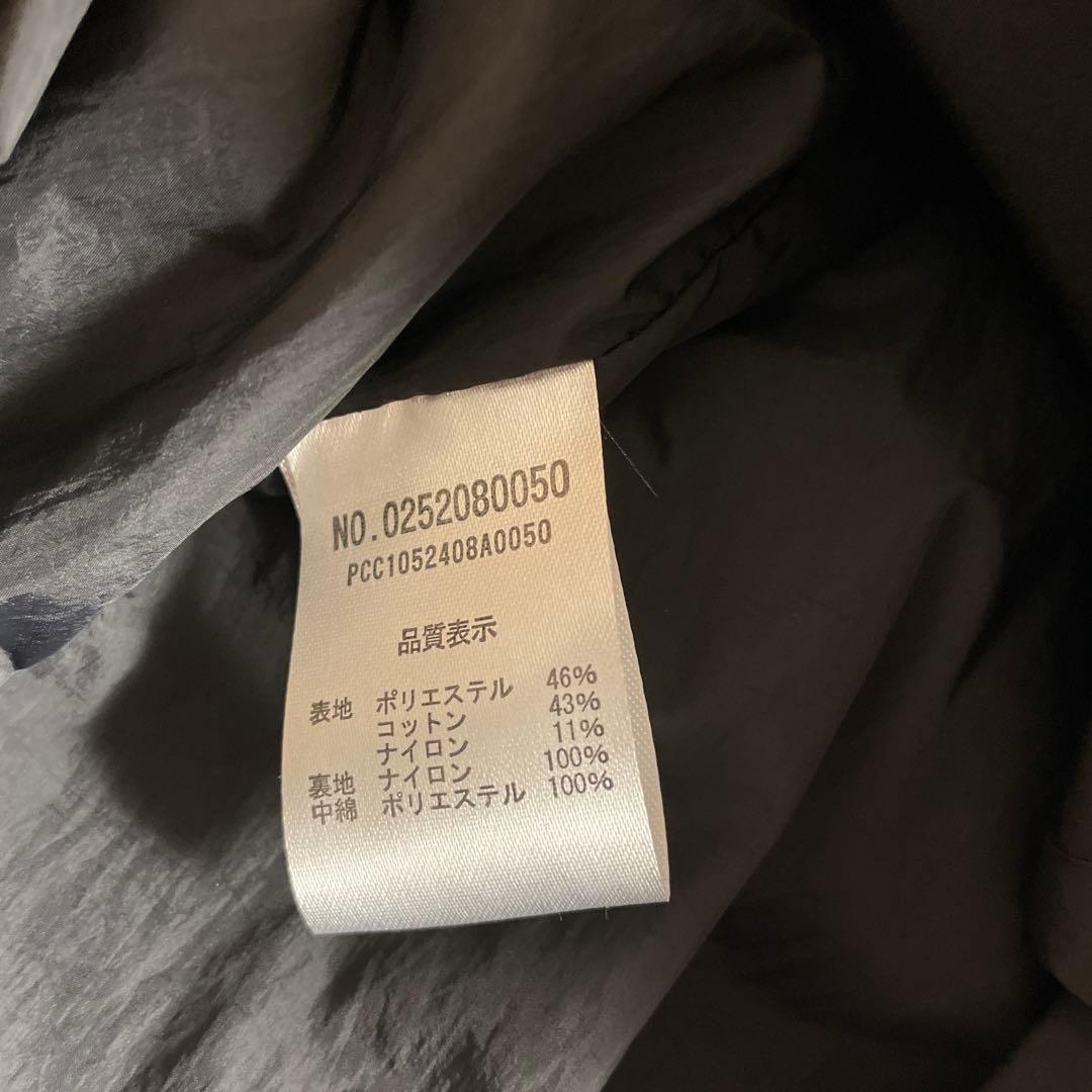 PUAL CE CIN ピュアルセシン 中綿テーラードコート ブラック