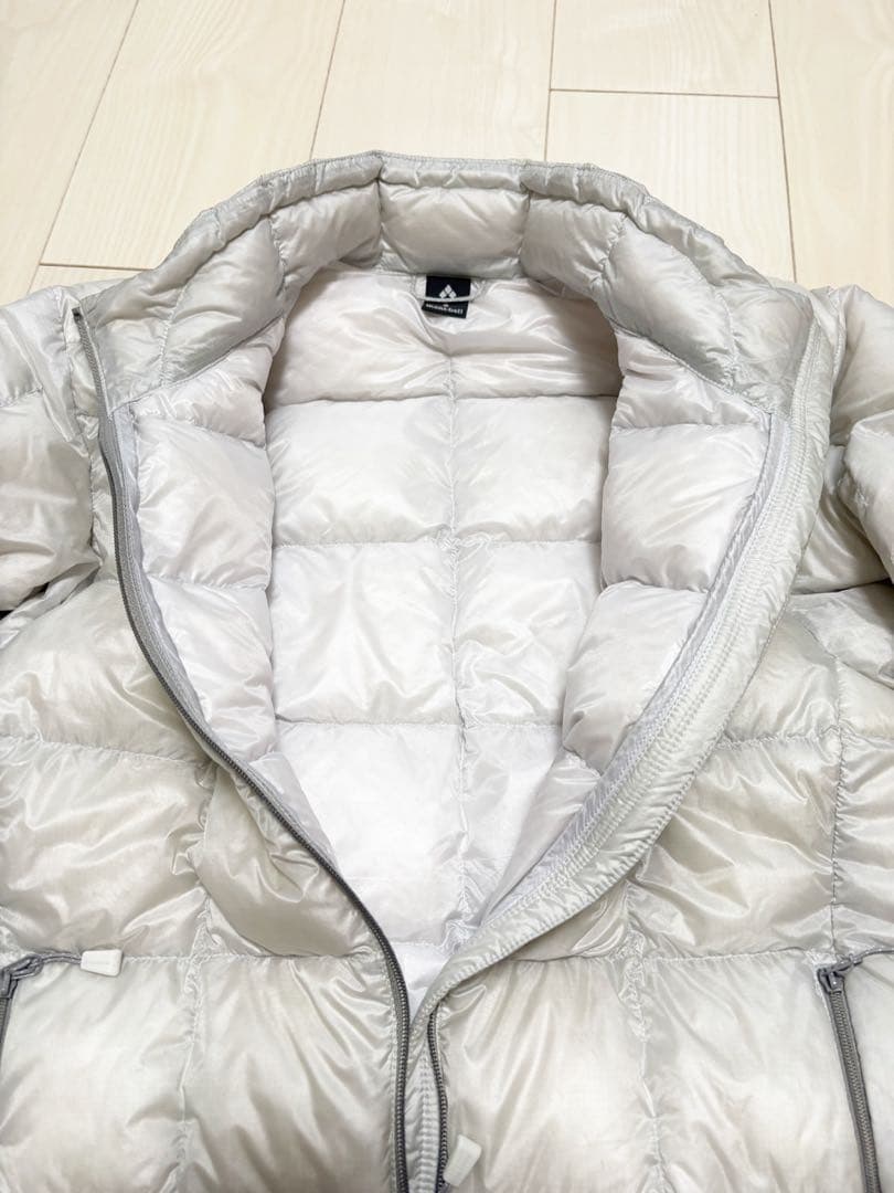 今期完売品　 モンベル スペリオダウンジャケット　S ライトグレー　田中シェン着