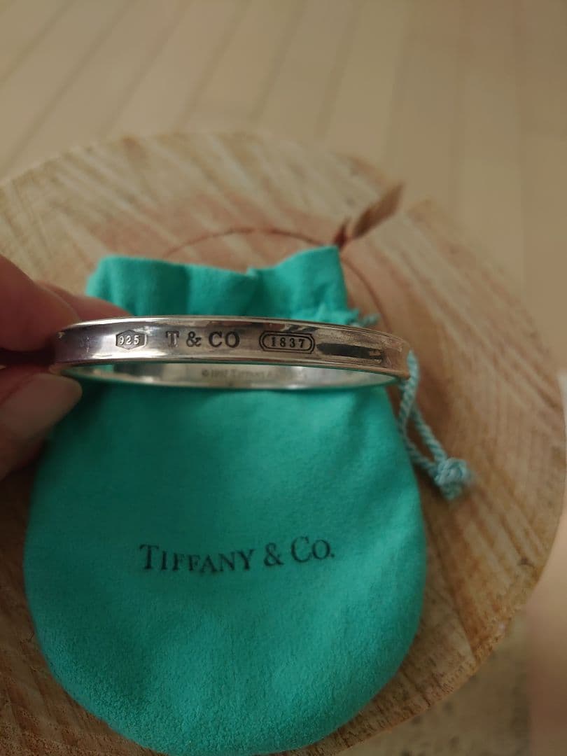 ティファニー 1837 ナロー カフ バングル ブレスレット SV925