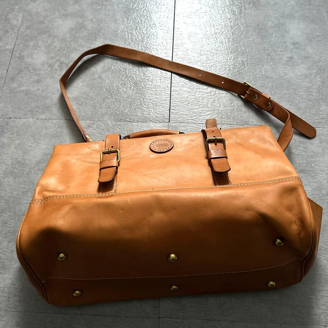 HERZヘルツ口枠2wayレザーボストンバッグ がま口本革ダレス