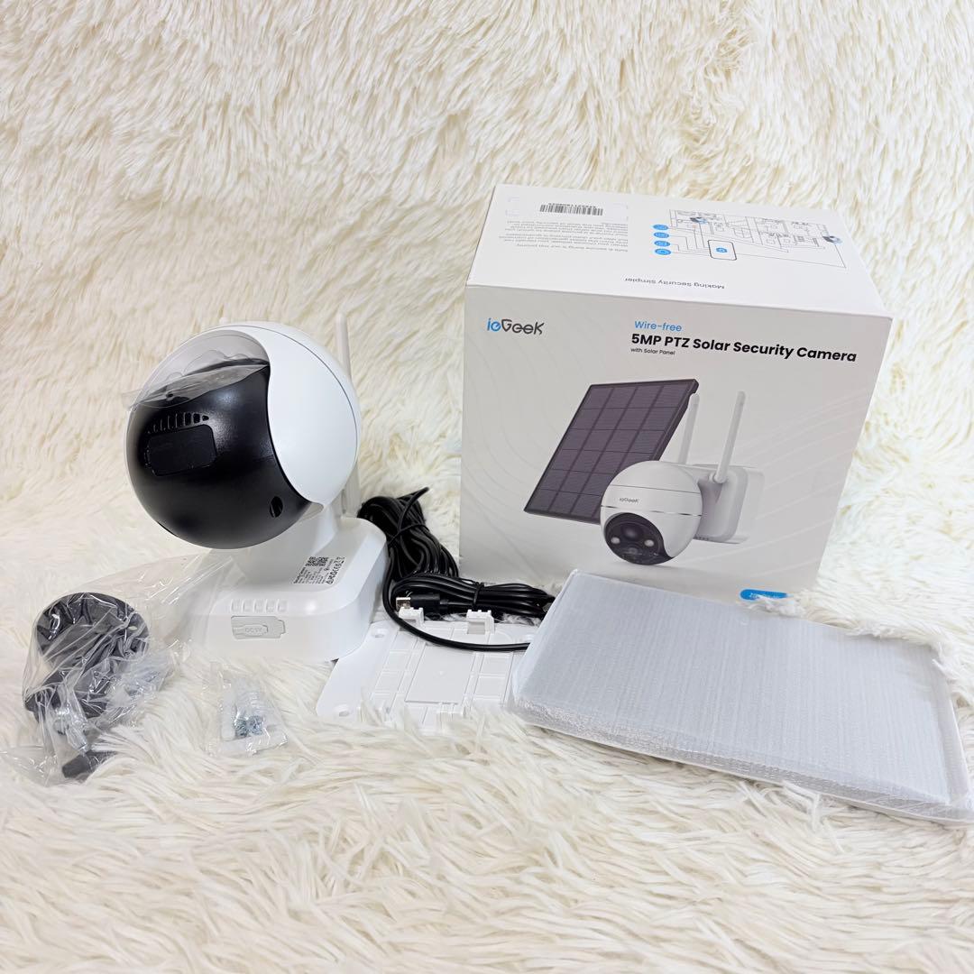 ieGeek無線防犯カメラ ソーラーパネル付き