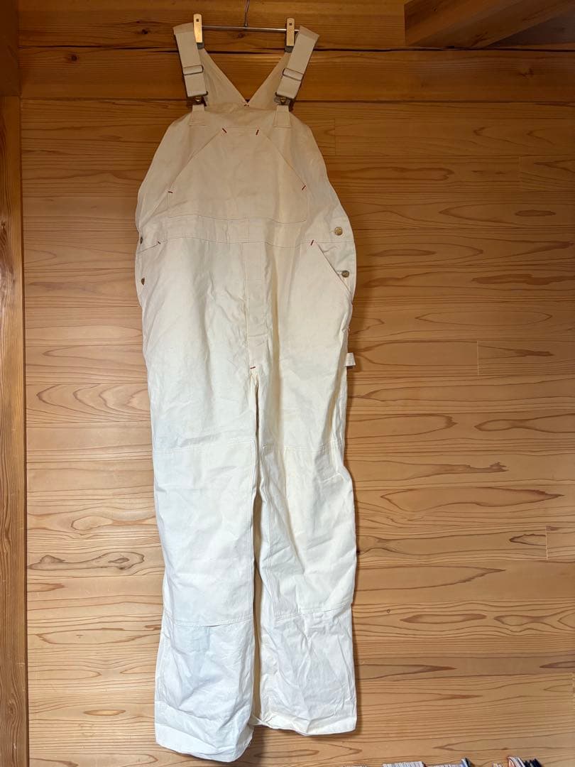 Carhartt オーバーオール プリントタグ　山ポケット デッドストック