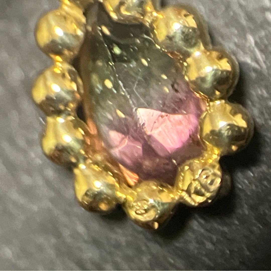 18K バイカラートルマリン ペンダントトップ