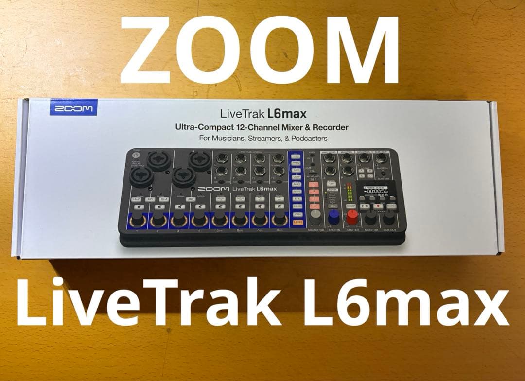 DTM・DAW ZOOM LiveTrak L6 max