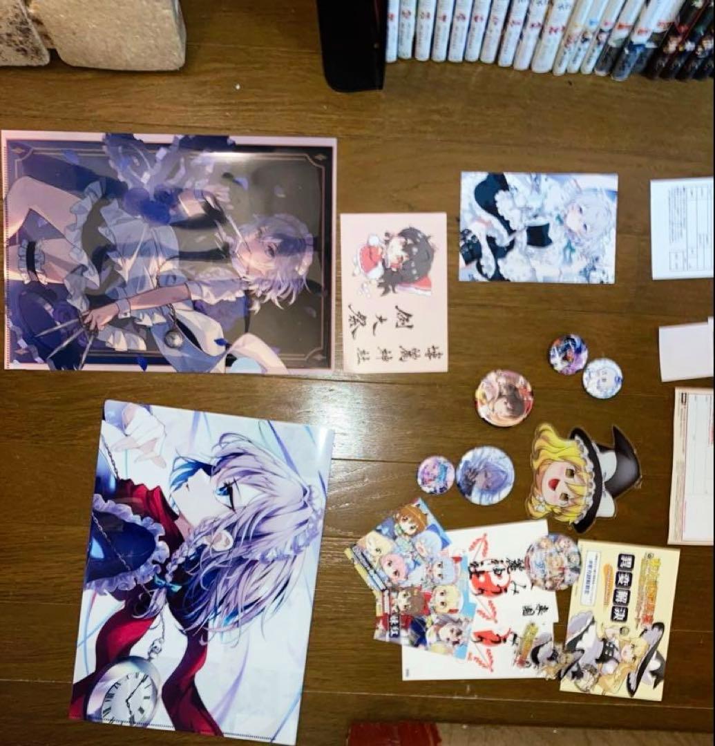 【東方Project公式コミック＋特典グッズ大量セット】ZUN原作 付録CD付