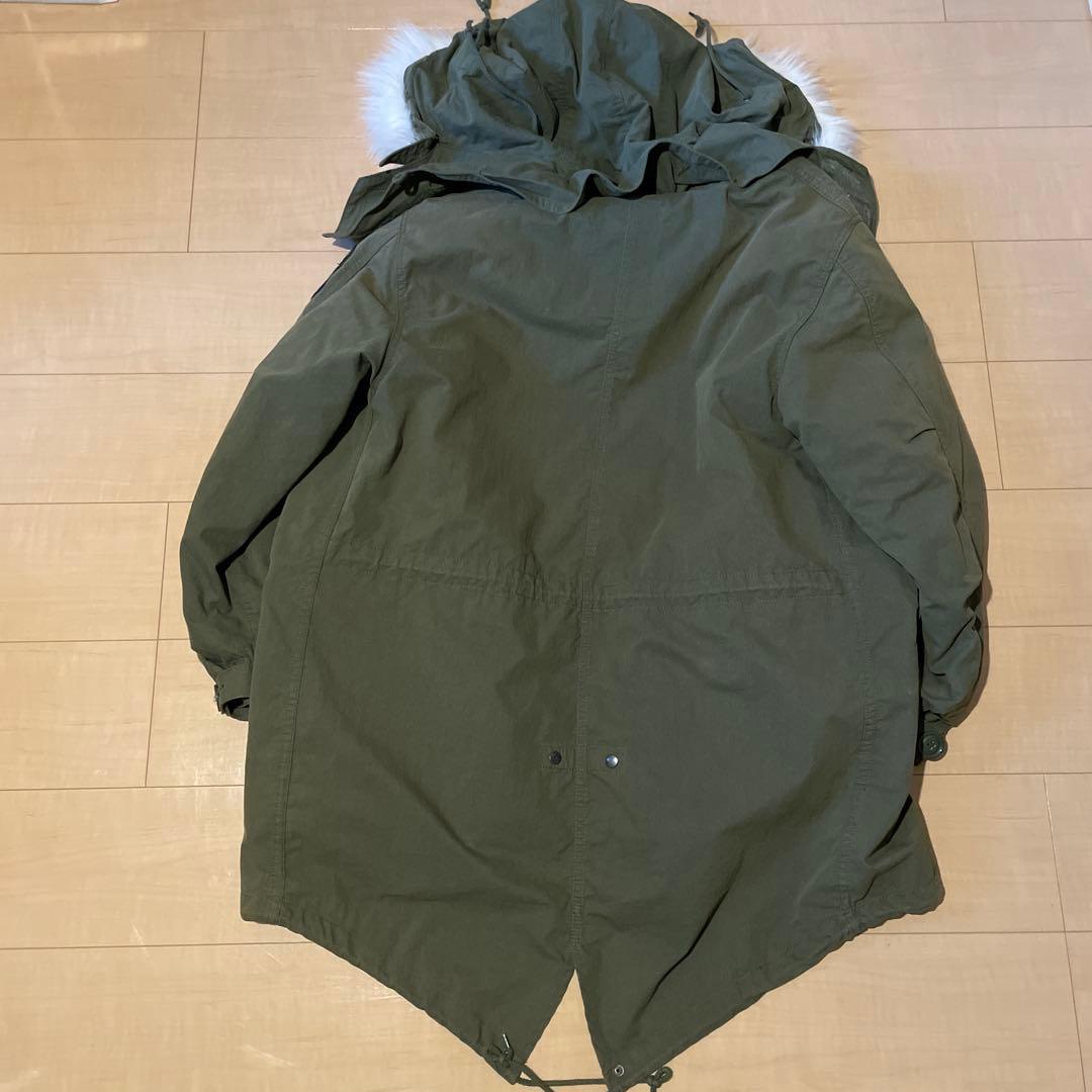 ヒューストン M65 フィッシュテール モッズコート ミリタリー ライナーフード