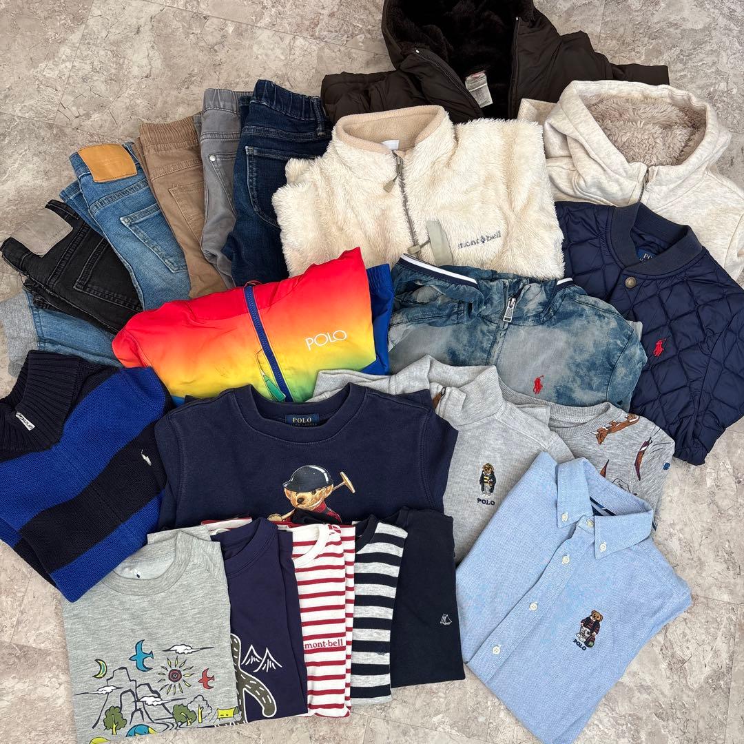 POLO モンベル ラルフ プチバトー キッズ22点セット 120