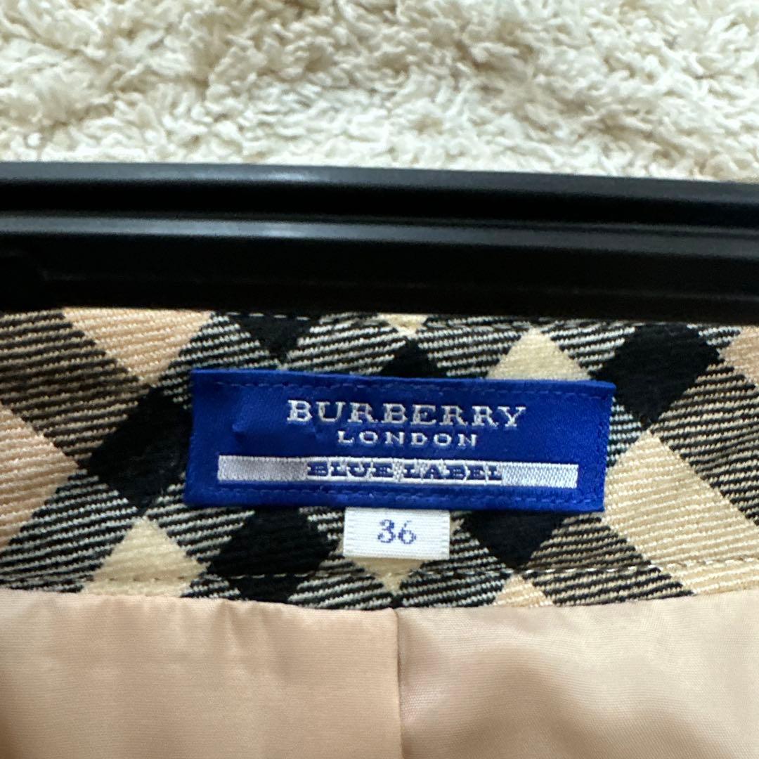 BURBERRY BLUELABEL ノバチェック ワンピース 36