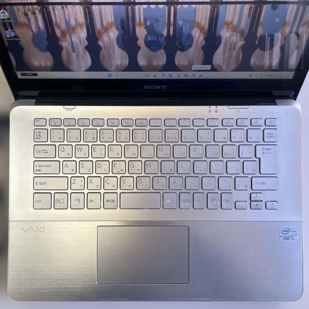 ☆格安超美品☆Win11☆アルミニウム製筐体☆14型ワイドタッチパネル液晶ノート