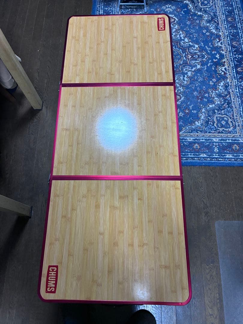 CHUMS 折りたたみテーブル バンブー