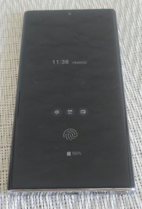 Samsung Galaxy Note10+　オーラグロー【訳あり】