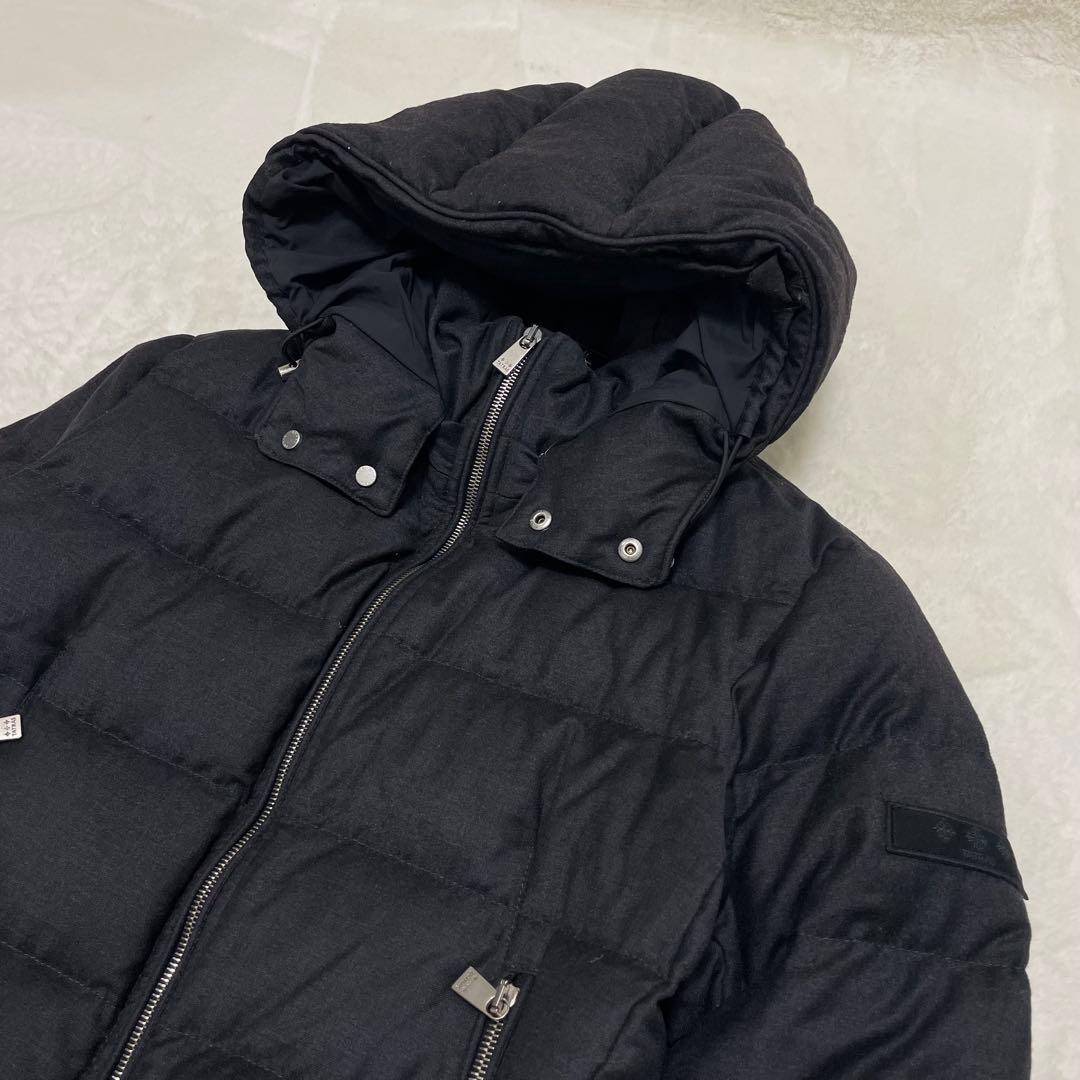 【美品】タトラス ドミツィアーノ ダウンジャケット チャコールグレー M