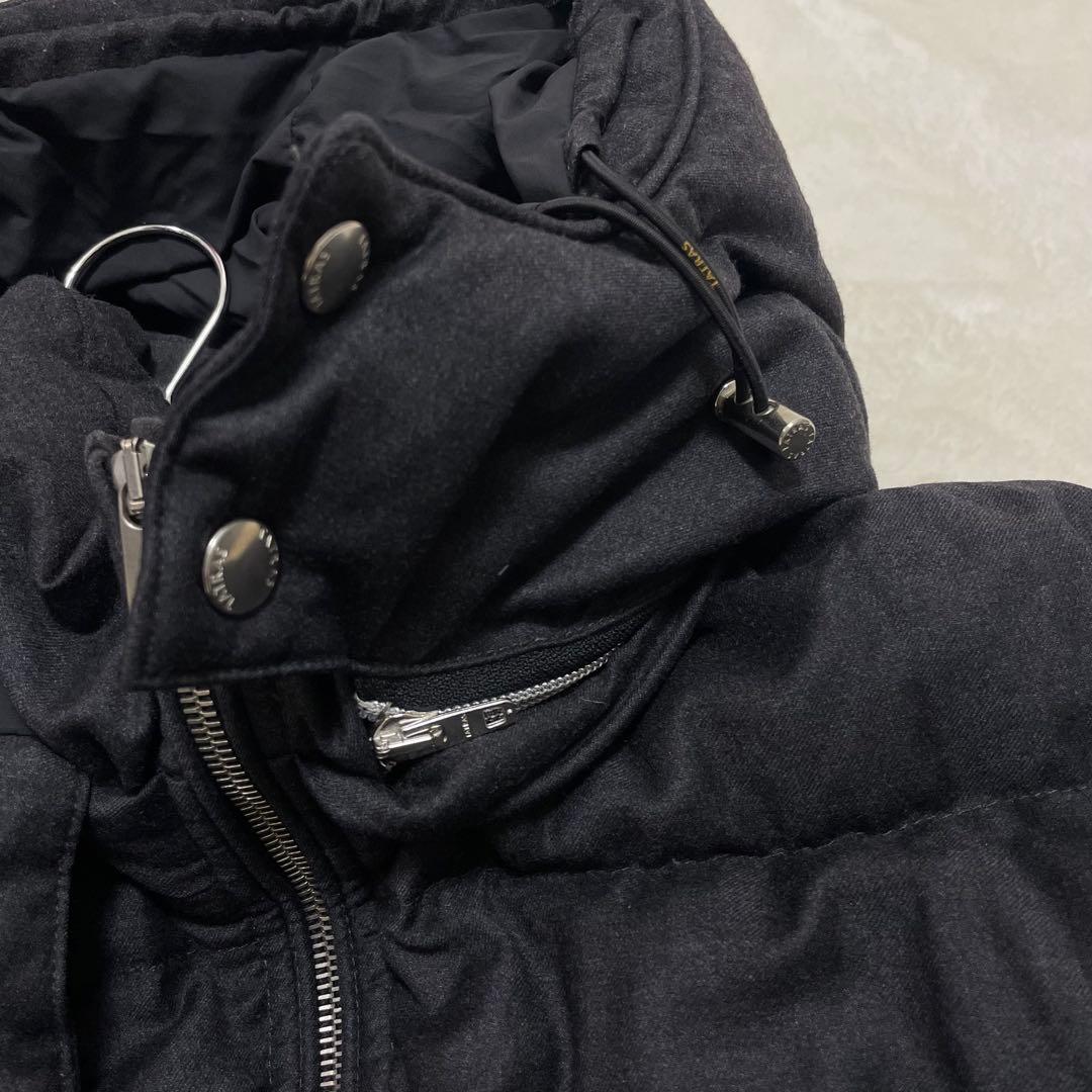 【美品】タトラス ドミツィアーノ ダウンジャケット チャコールグレー M