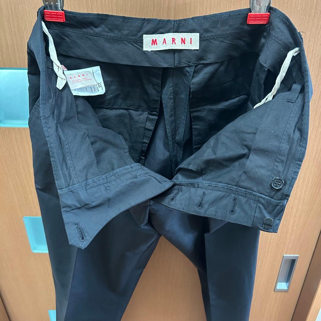 MARNI スラックス ブラック サイズ50