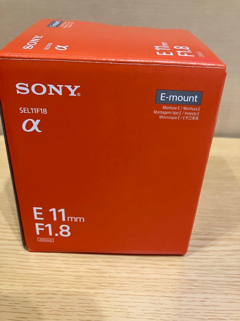 保証付き・Sony 11mm F1.8 レンズ SEL11F18 単焦点レンズ