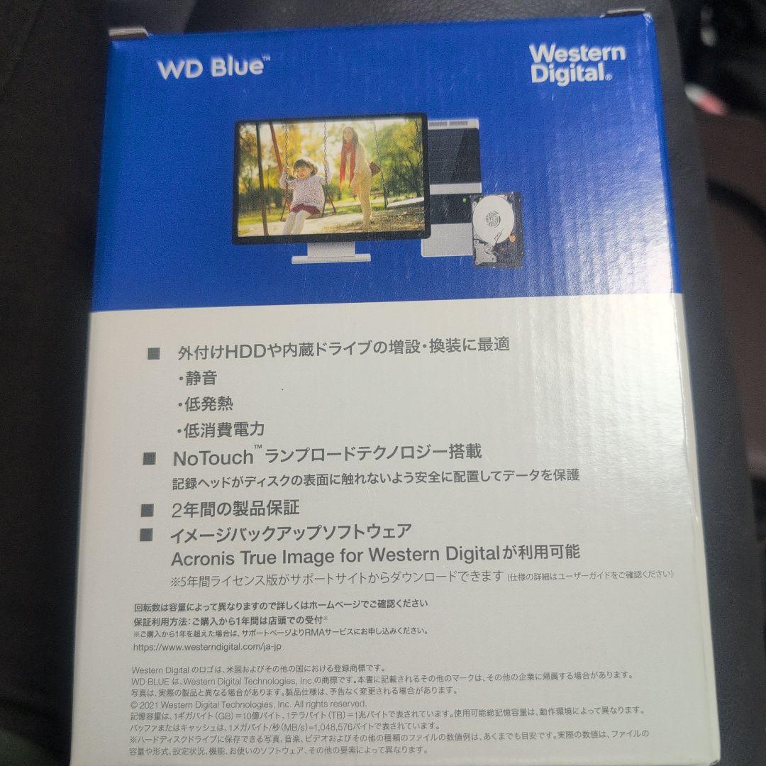 WDBlue内蔵型ハードドライブ6TB3.5インチ256mb（wd60ezax）