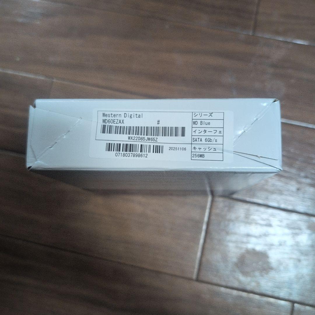WDBlue内蔵型ハードドライブ6TB3.5インチ256mb（wd60ezax）