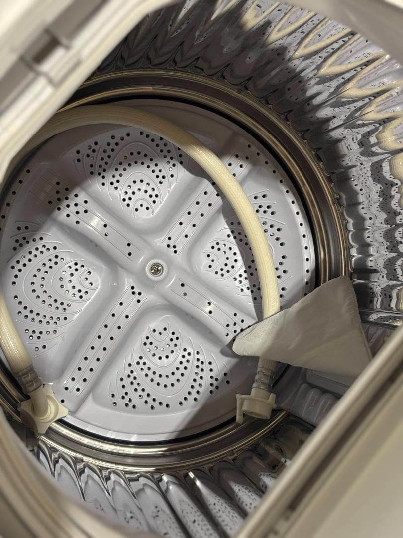 シャープ 縦型洗濯乾燥機 ES-T6GBK-N 6.5/3.5kg 2023年製