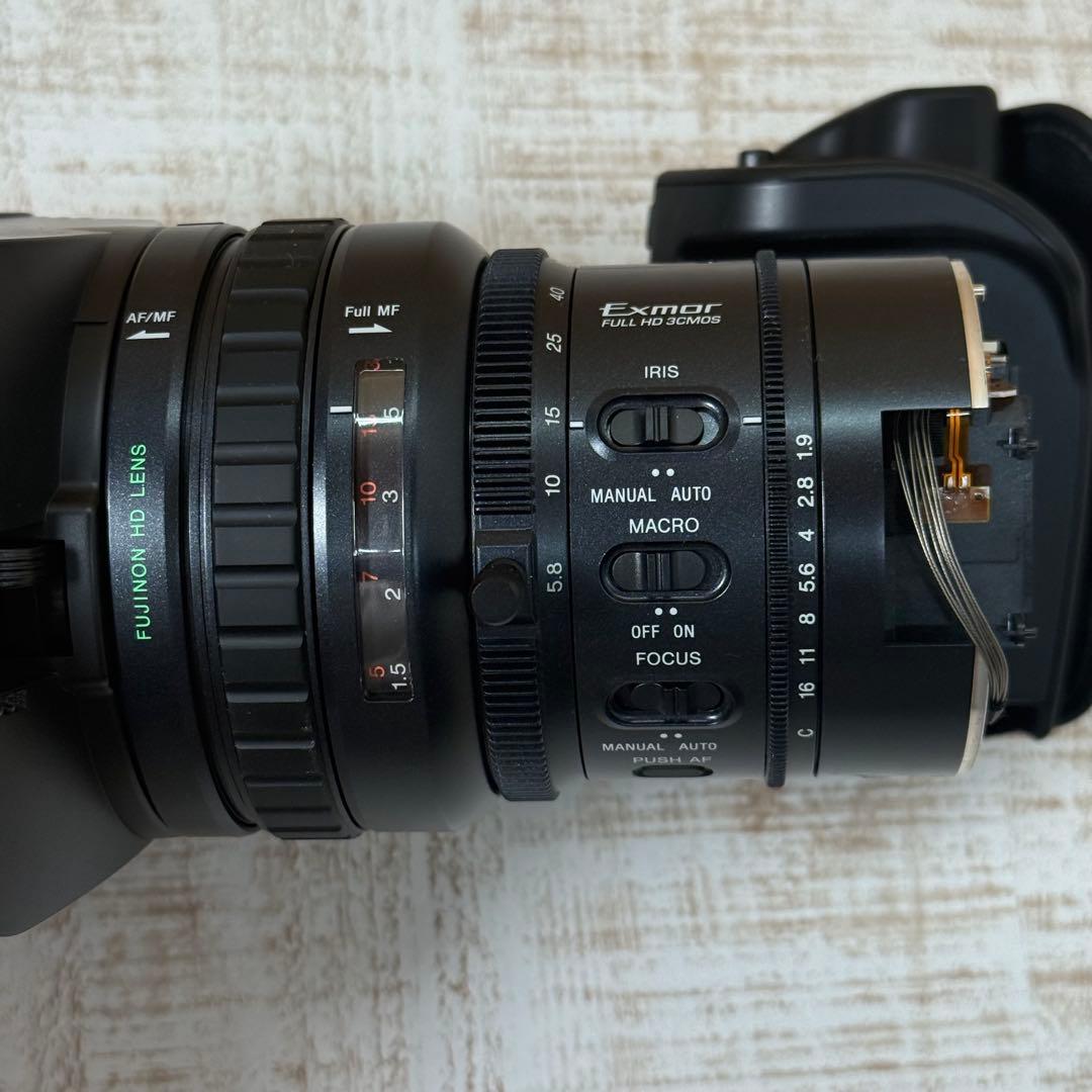 Sony PMW-200 レンズ部分　ソニー　ジャンク　ビデオカメラ