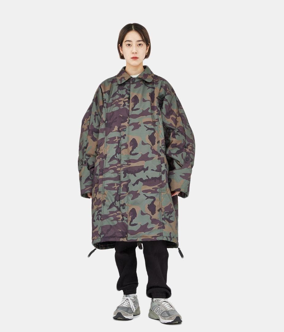 新品 WILD THINGS × JUN MIKAMI 迷彩 パデッド コート