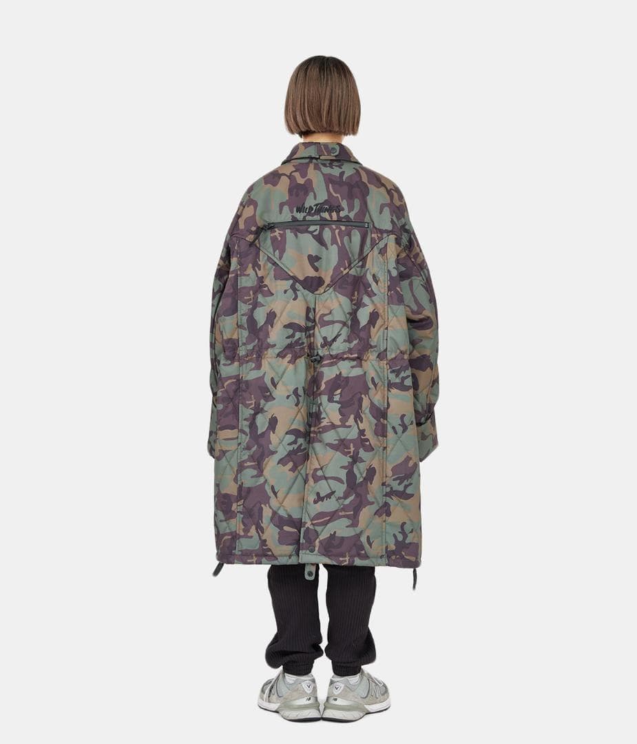 新品 WILD THINGS × JUN MIKAMI 迷彩 パデッド コート