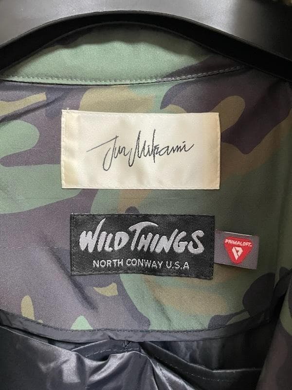 新品 WILD THINGS × JUN MIKAMI 迷彩 パデッド コート