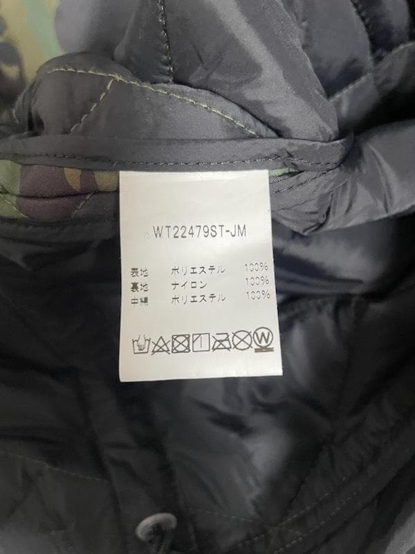 新品 WILD THINGS × JUN MIKAMI 迷彩 パデッド コート