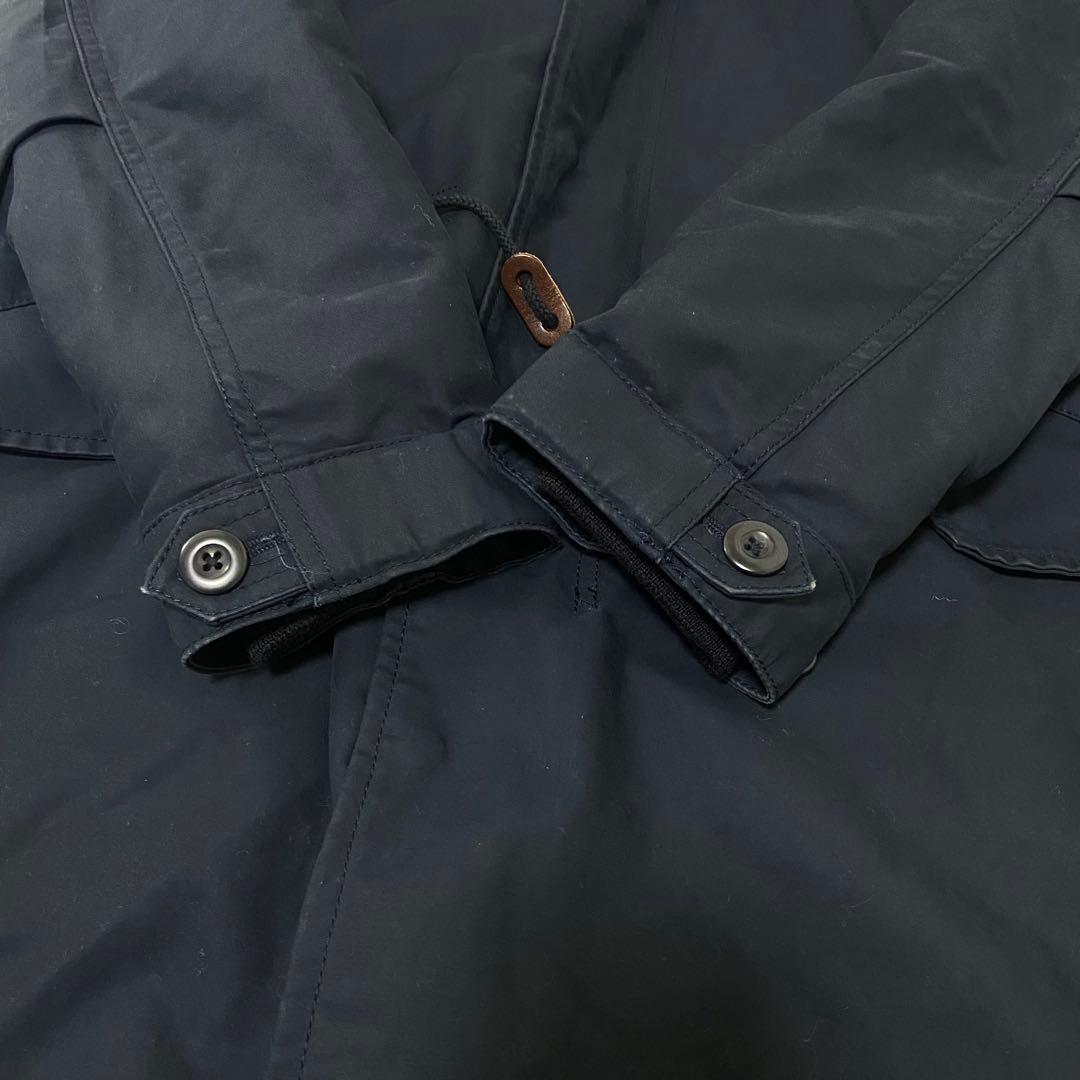 アメリカンラグシー モッズコート2way ファー付き ネイビー M