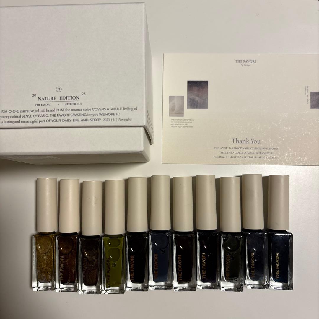 THE FAVORI NATURE EDITION ネイルカラーセット