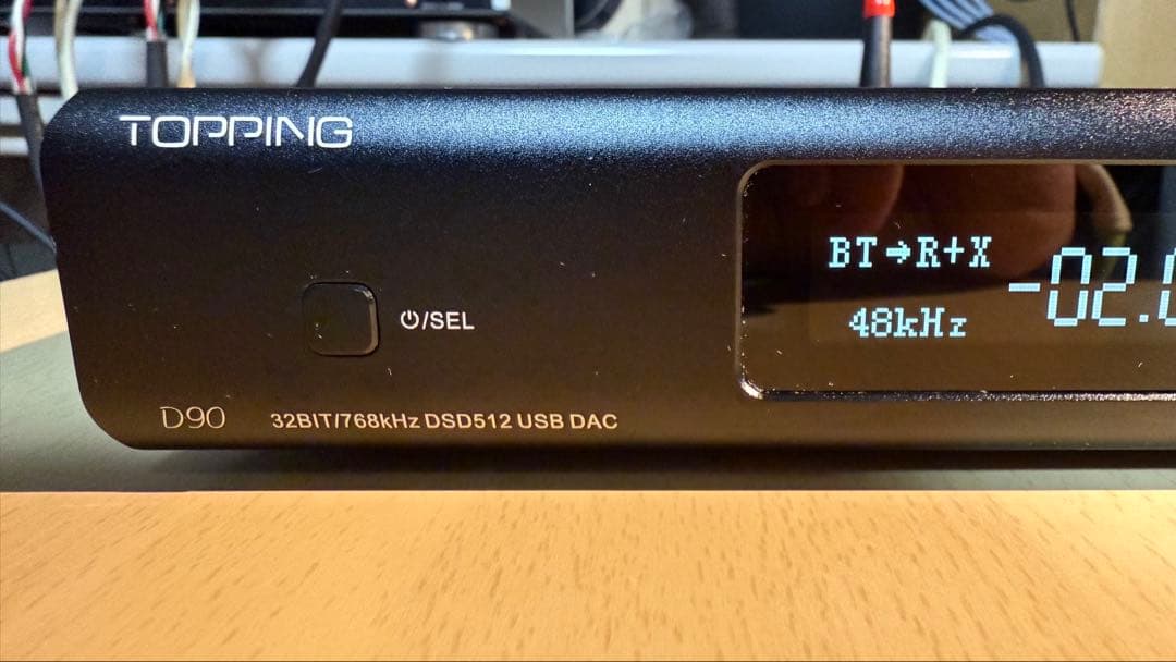 TOPPING D90 AK4499 DAC とても透明、高音質です