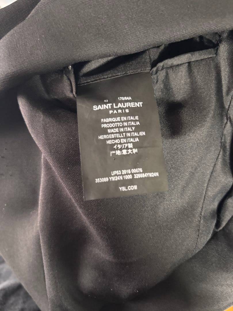 サンローラン　エディ期 スーツセットアップ