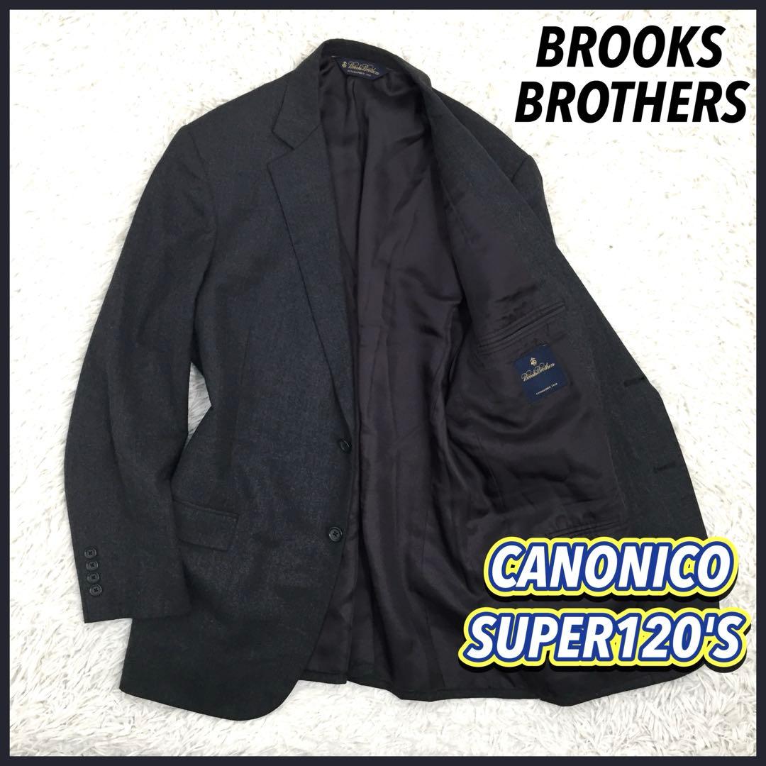 【イタリア製高級生地】ブルックスブラザーズ×カノニコ テーラードジャケット L