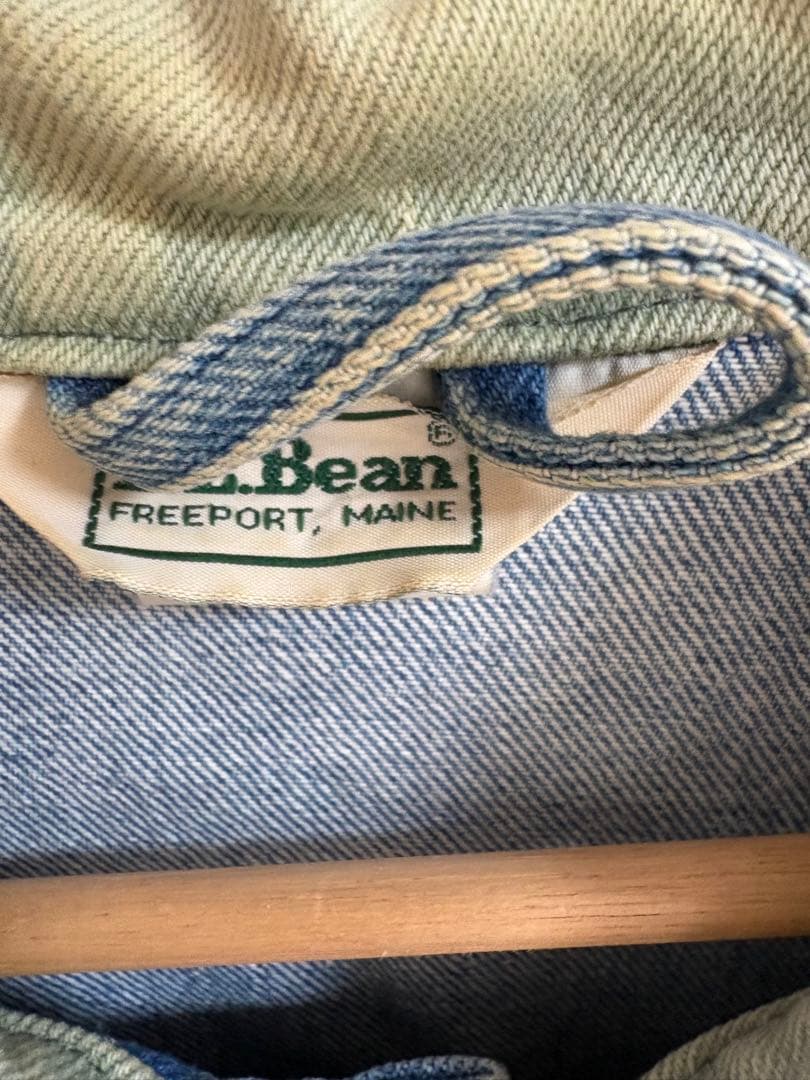 L.L.Bean デニムジャケット 80sヴィンテージUSA製 size L
