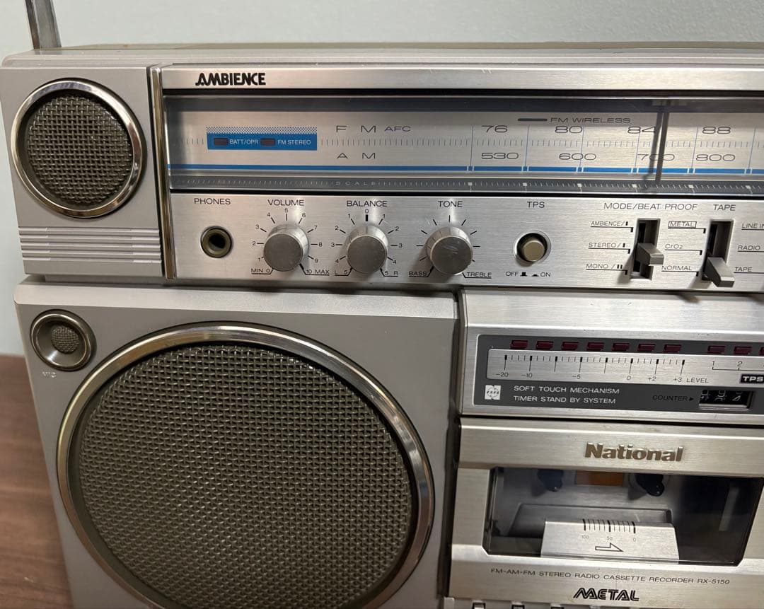 ナショナル　ラジカセ　RX–5150 動作品　レトロ