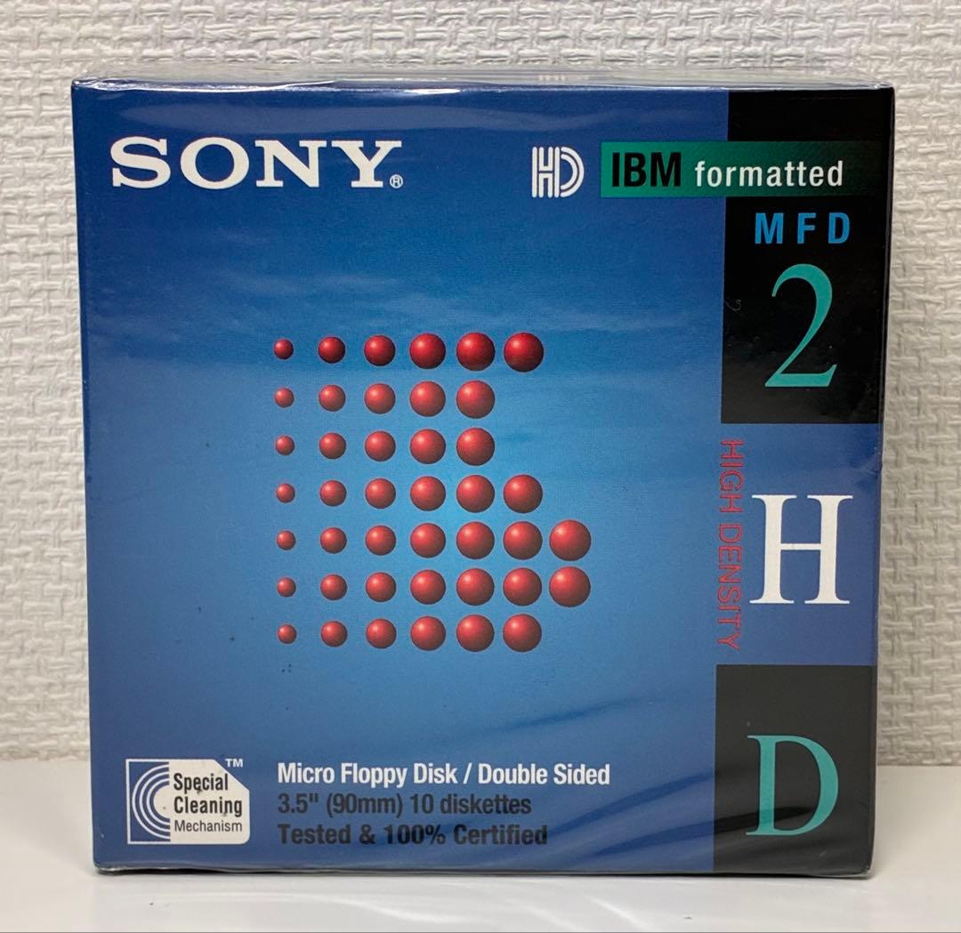 未開封 SONY フロッピーディスク 10枚入り 5箱 10MFD-2HD