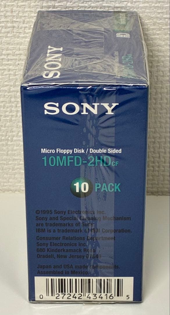 未開封 SONY フロッピーディスク 10枚入り 5箱 10MFD-2HD