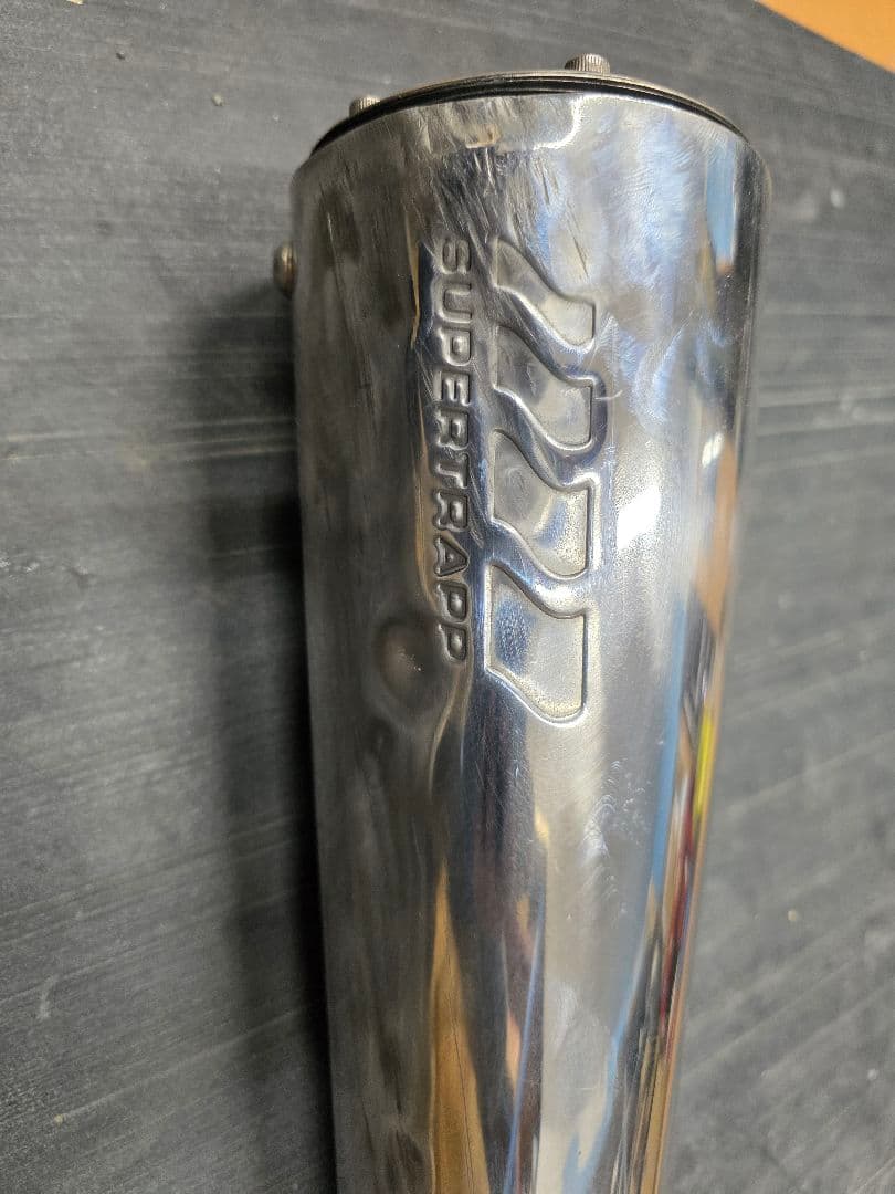 ヤマハ SR400 用 スーパートラップ　エキゾーストパイプ＆マフラー