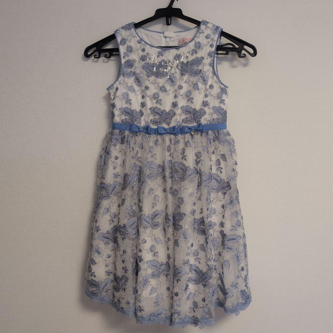 メゾピアノ☆フォーマルワンピース 120　 ノースリーブドレス