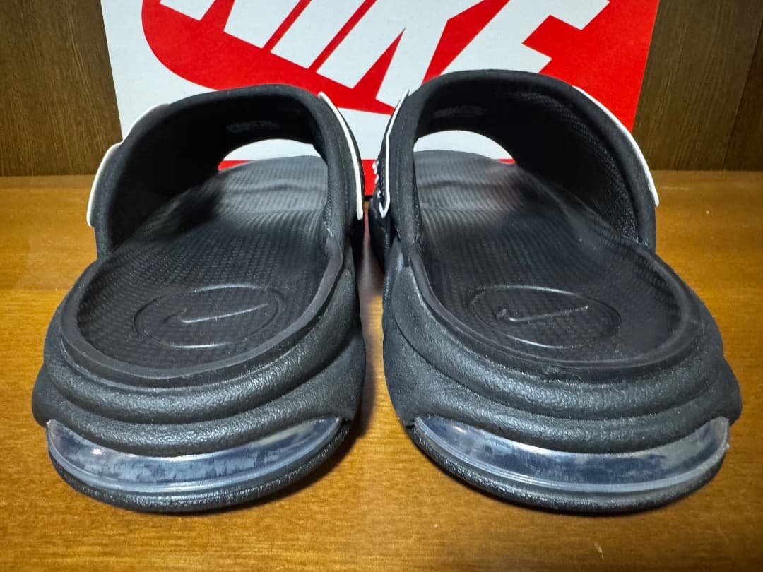 NIKE 26cm エア モア アップテンポ スライド ナイキ ブラック