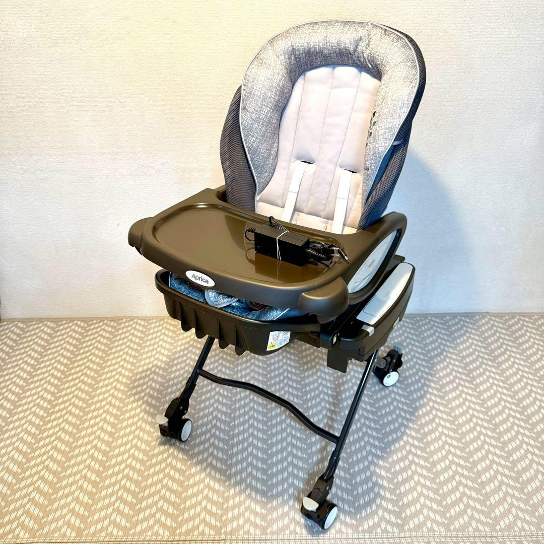 ⭐美品⭐アップリカ 電動ハイローチェア ユラリズムオートライト メランジグレー