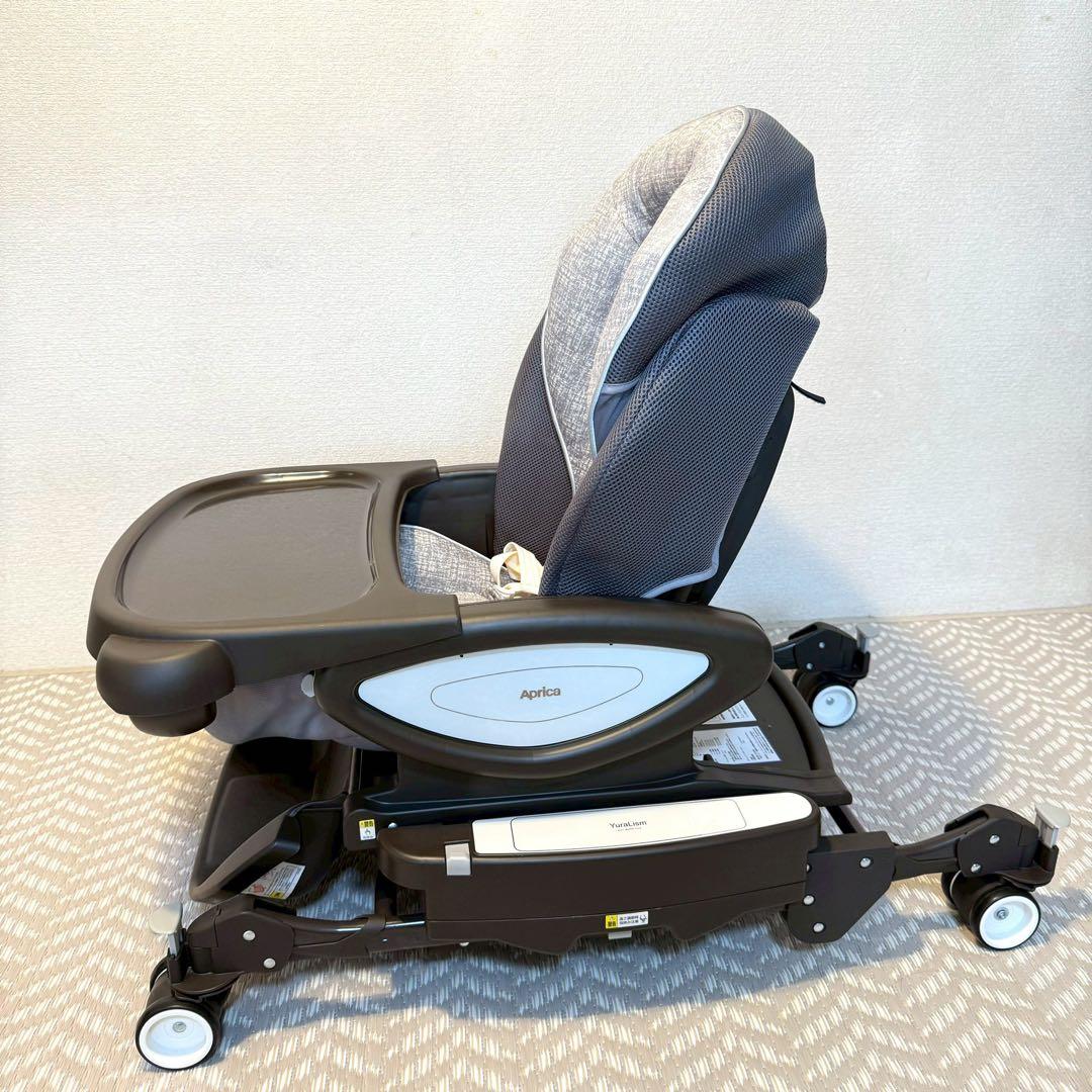 ⭐美品⭐アップリカ 電動ハイローチェア ユラリズムオートライト メランジグレー