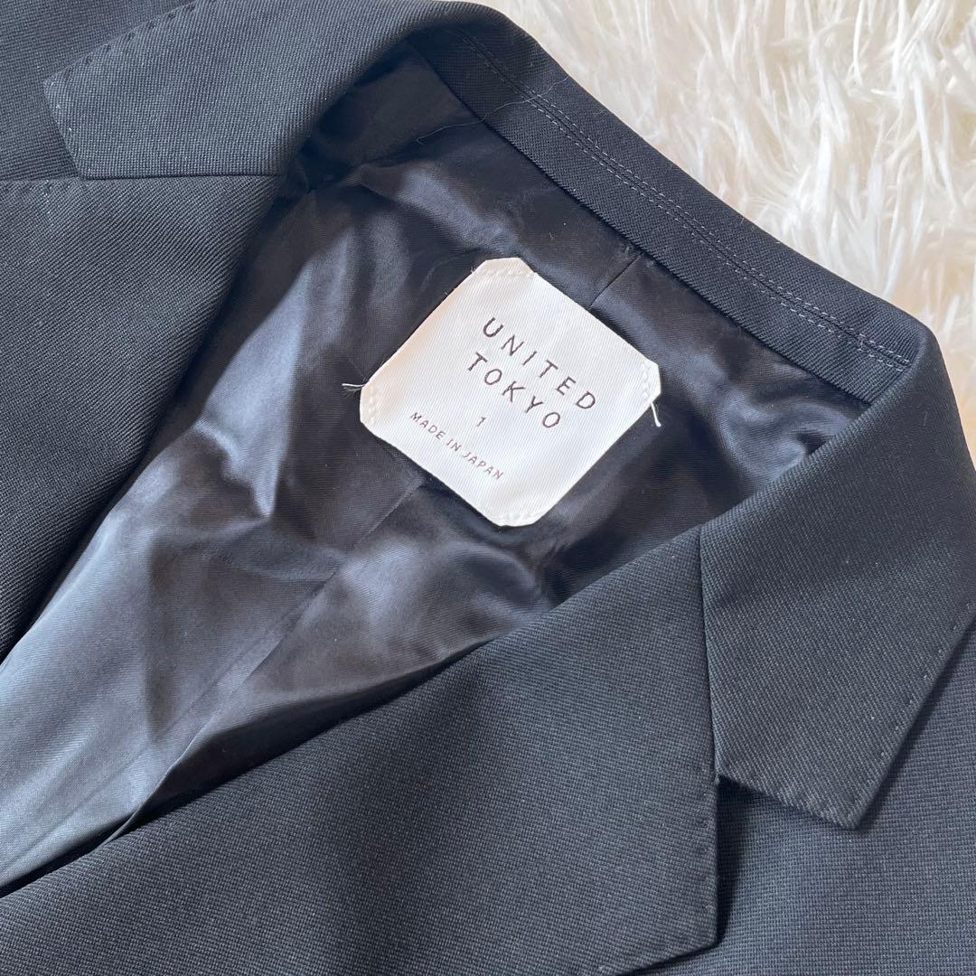 美品✨UNITED TOKYO セットアップ スーツ ブラック 通年 フォーマル