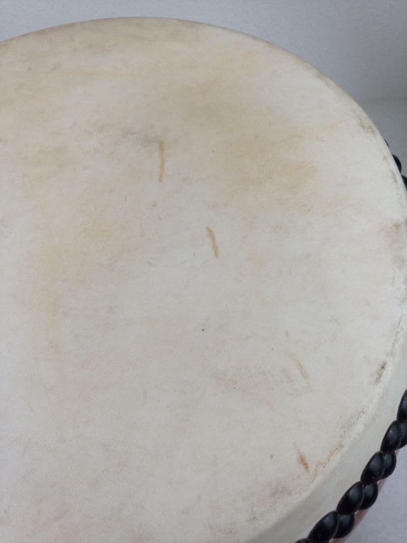 和太鼓 本欅胴 長胴太鼓 面径約30cm　*AN26