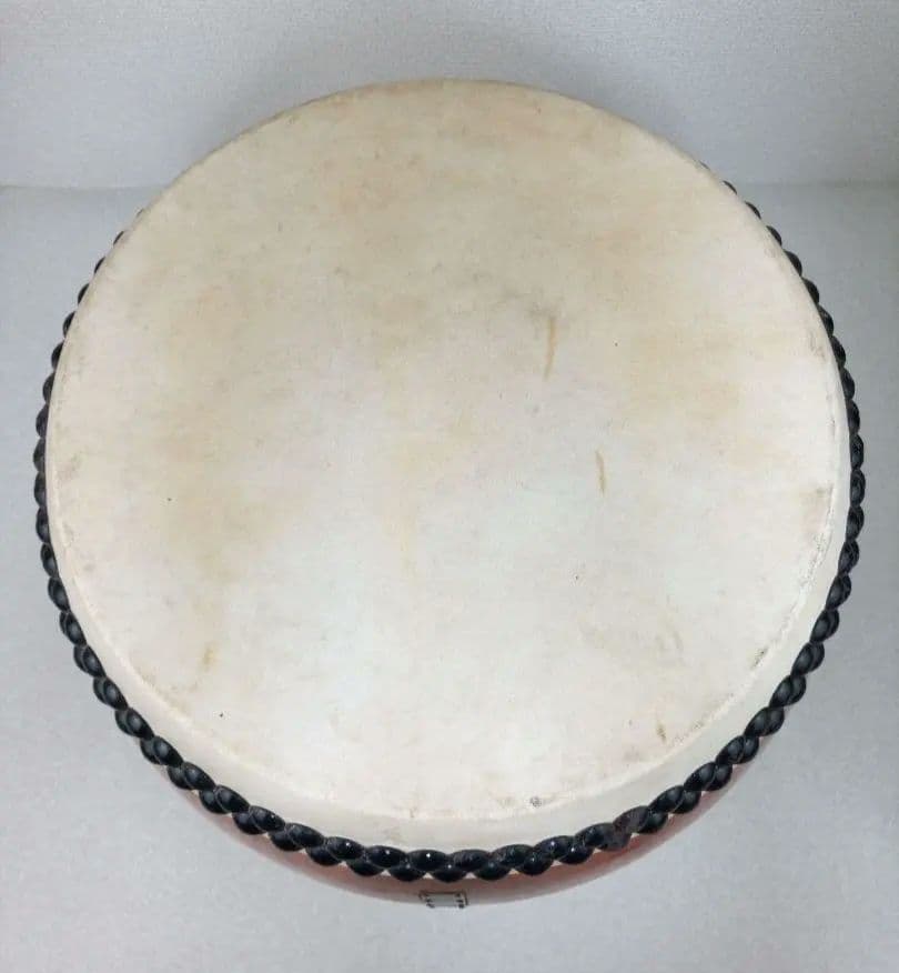 和太鼓 本欅胴 長胴太鼓 面径約30cm　*AN26