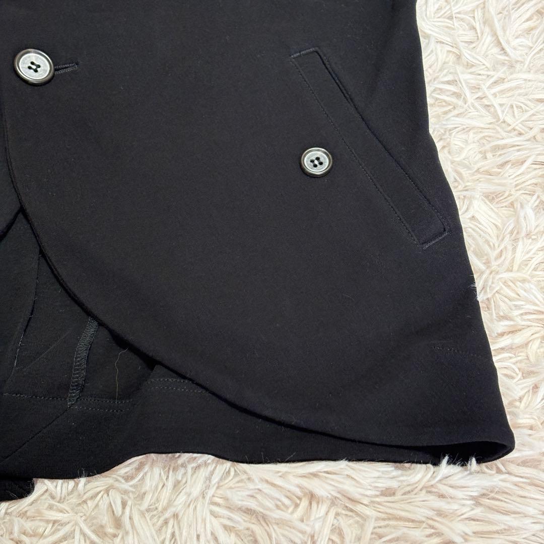 ワイズ　Y’s　ヨウジヤマモト (2) 変形テーラードジャケット　シングル　黒